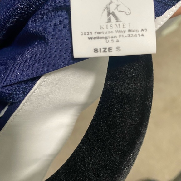 Kismet Navy Blue Long-Sleeve Equestrian show shirt. Never worn - Picture 5 of 7